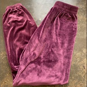 PINK Velvet sweatpants (🖤)